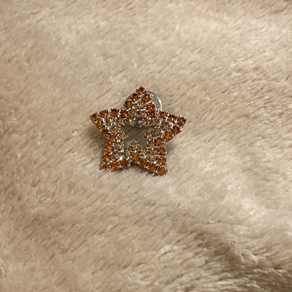 Tarina Tarantino Star pin swarovski crystals